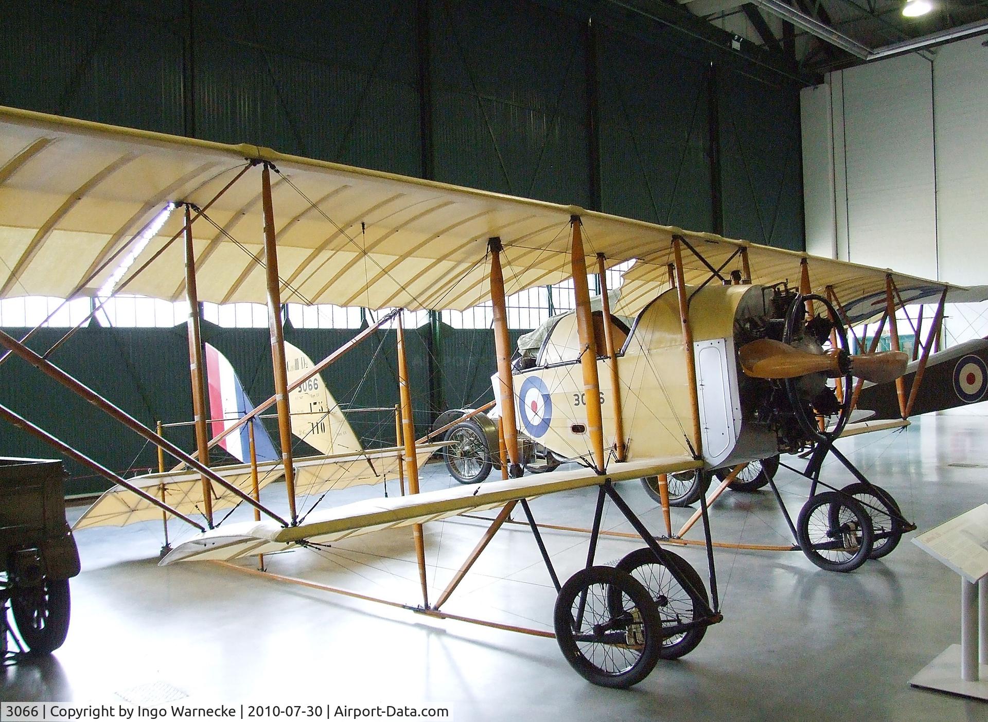 3066, 1914 Caudron G.3 C/N 7487, Caudron G3 at the RAF Museum, Hendon