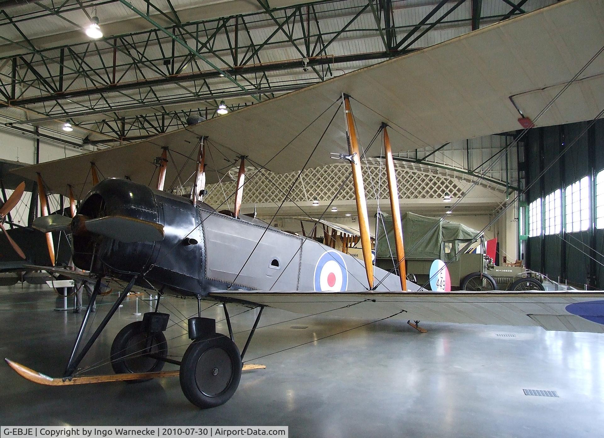 E449, 1966 Avro 504K C/N 927, Avro 504K at the RAF Museum, Hendon
