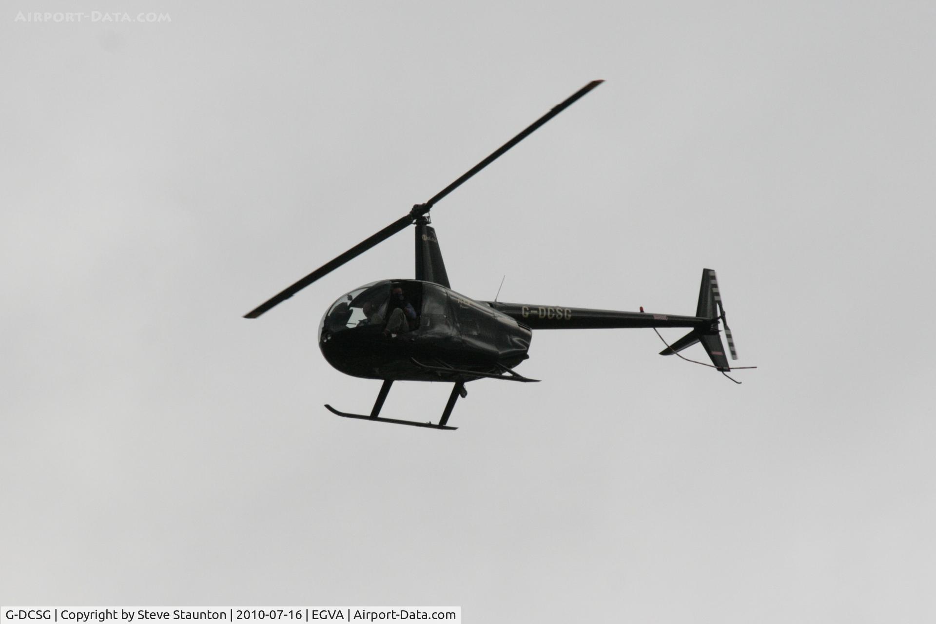 G-DCSG, 2000 Robinson R44 Raven C/N 0960, Taken at the Royal International Air Tattoo 2010