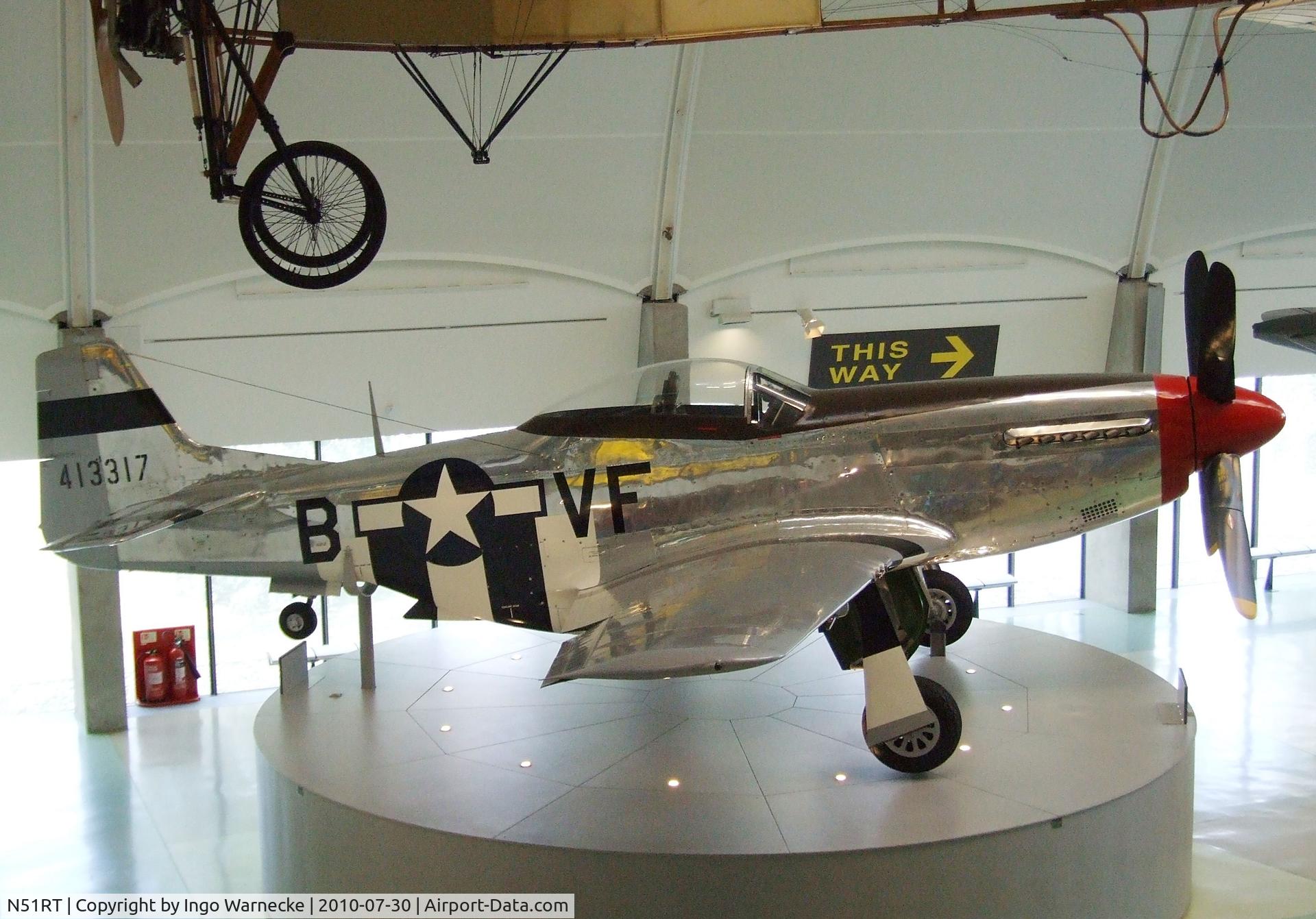 N51RT, 1944 North American F-51D Mustang C/N 122-40949, North American P-51D Mustang at the RAF Museum, Hendon