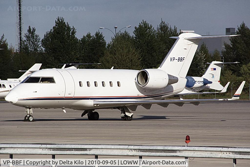 VP-BBF, 1988 Canadair Challenger 601 (CL-600-2A12) C/N 3033, Vacuna Jets Ltd