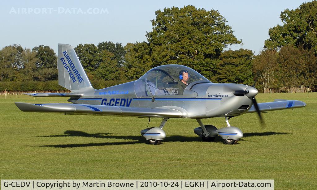 G-CEDV, 2006 Cosmik EV-97 Eurostar C/N 2826, SHOT AT HEADCORN