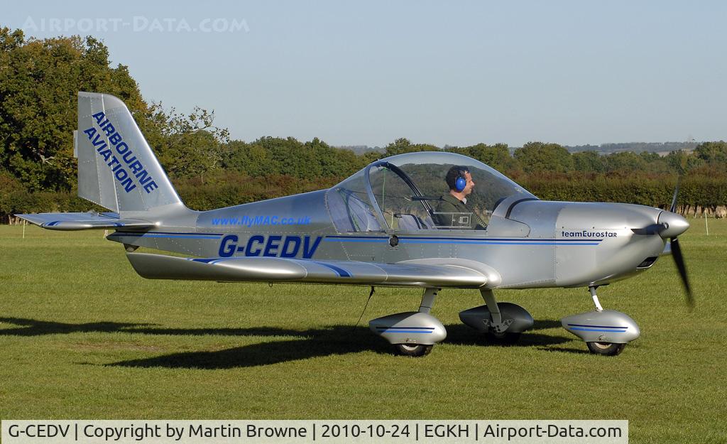 G-CEDV, 2006 Cosmik EV-97 Eurostar C/N 2826, SHOT AT HEADCORN