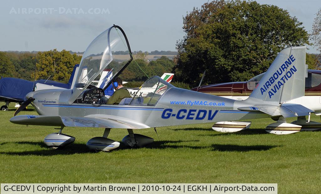 G-CEDV, 2006 Cosmik EV-97 Eurostar C/N 2826, SHOT AT HEADCORN