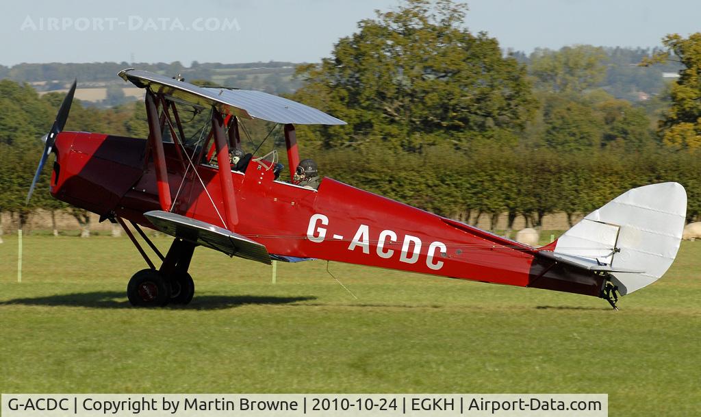 G-ACDC, 1933 De Havilland DH-82A Tiger Moth II C/N 3177, SHOT AT HEADCORN