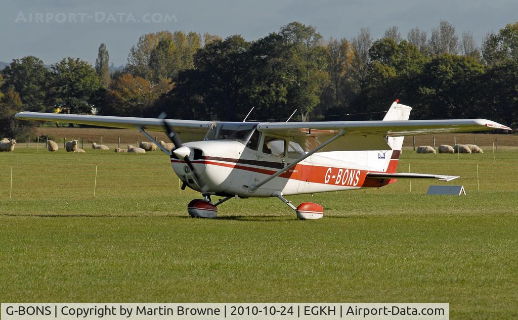 G-BONS, 1976 Cessna 172N C/N 172-68345, SHOT AT HEADCORN