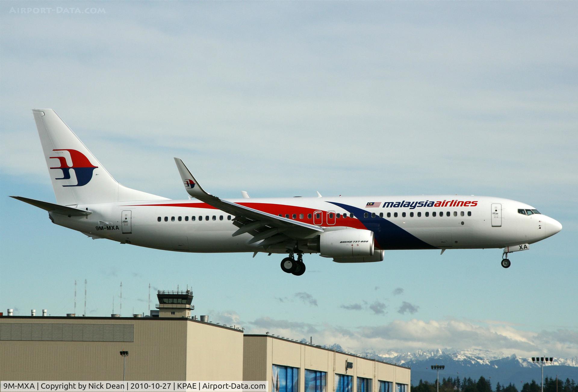 9M-MXA, 2010 Boeing 737-8H6 C/N 40128, KPAE