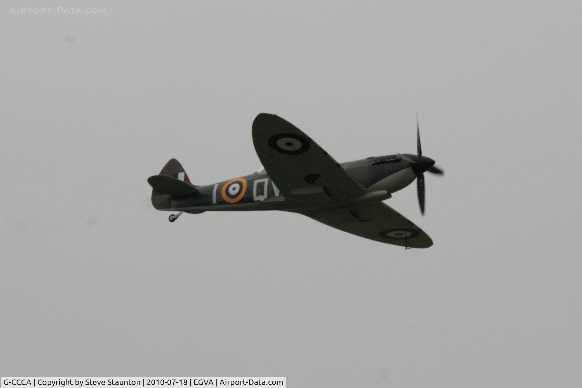 G-CCCA, 1944 Supermarine 509 Spitfire TR.IXc C/N CBAF.9590, Taken at the Royal International Air Tattoo 2010