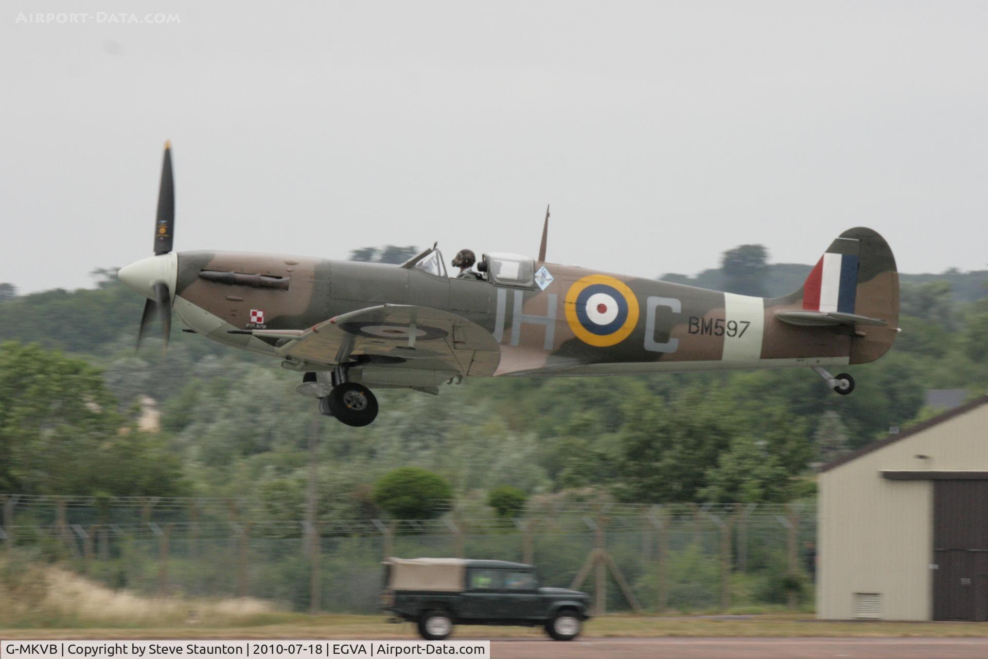 G-MKVB, 1942 Supermarine 349 Spitfire LF.Vb C/N CBAF.2461, Taken at the Royal International Air Tattoo 2010