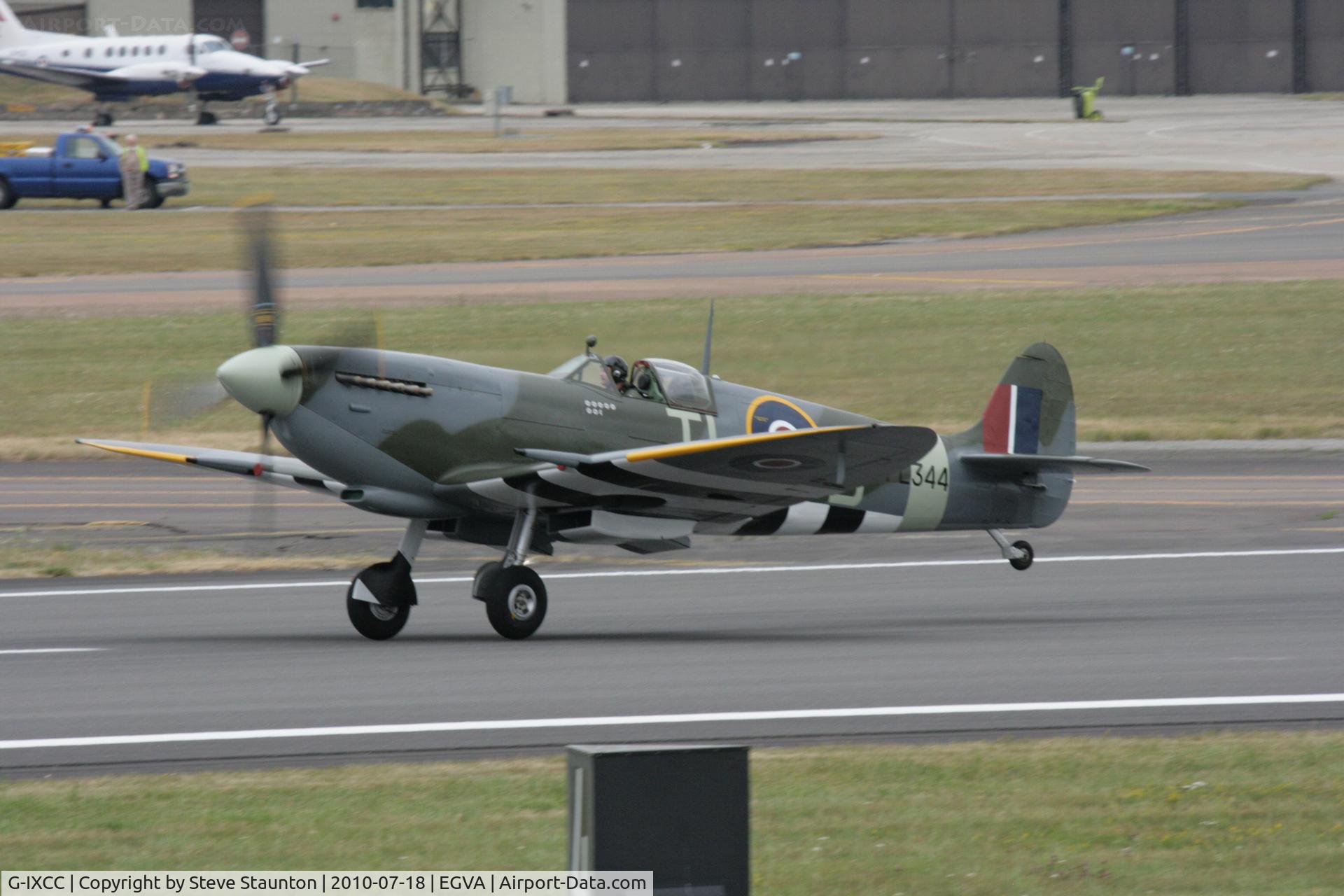 G-IXCC, 1944 Supermarine 361 Spitfire LF.IXe C/N CBAF.9590, Taken at the Royal International Air Tattoo 2010