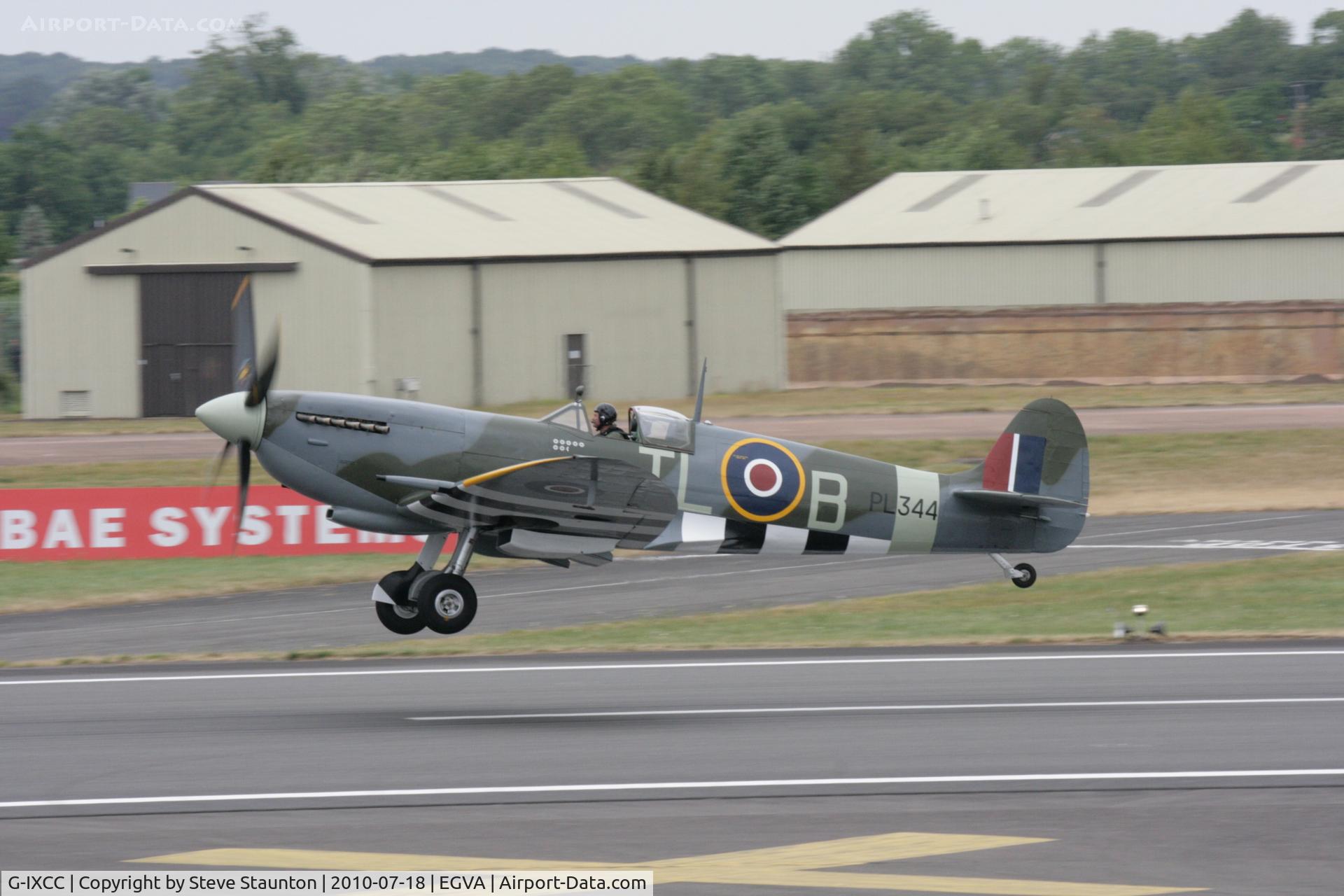 G-IXCC, 1944 Supermarine 361 Spitfire LF.IXe C/N CBAF.9590, Taken at the Royal International Air Tattoo 2010