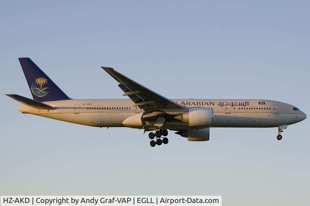 HZ-AKD, 1997 Boeing 777-268/ER C/N 28347, Saudi Arabian 777-200
