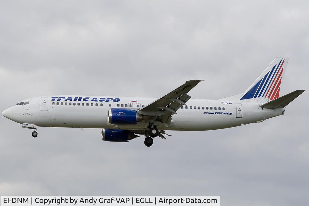 EI-DNM, 1989 Boeing 737-4S3 C/N 24166, Transaero 737-400