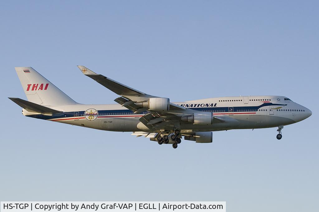 HS-TGP, 1994 Boeing 747-4D7 C/N 26610, Thai International 747-400