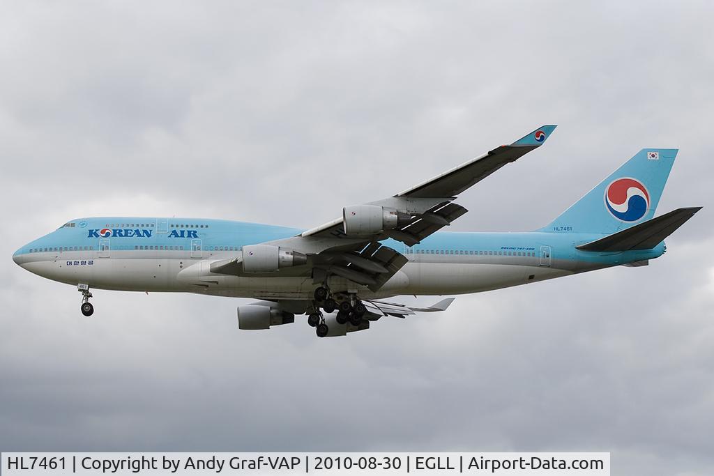 HL7461, 1997 Boeing 747-4B5 C/N 26405, Korean Air 747-400