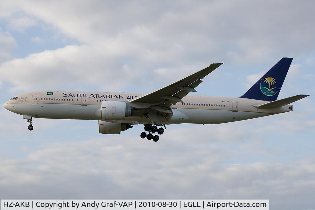 HZ-AKB, 1997 Boeing 777-268/ER C/N 28345, Saudi Arabian 777-200