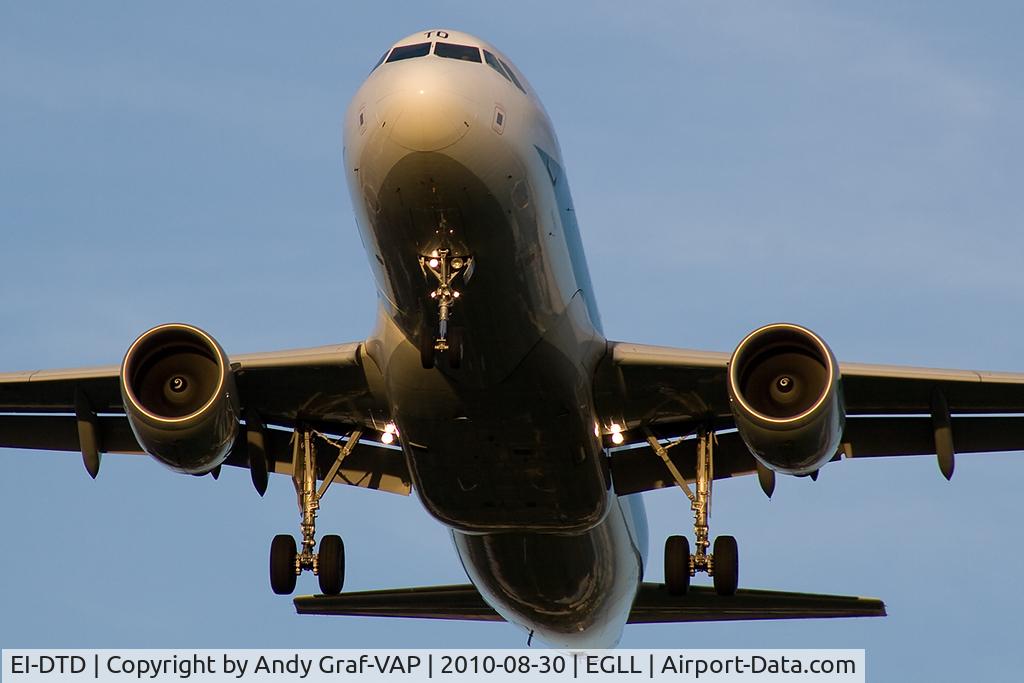 EI-DTD, 2009 Airbus A320-216 C/N 3846, Alitalia A320