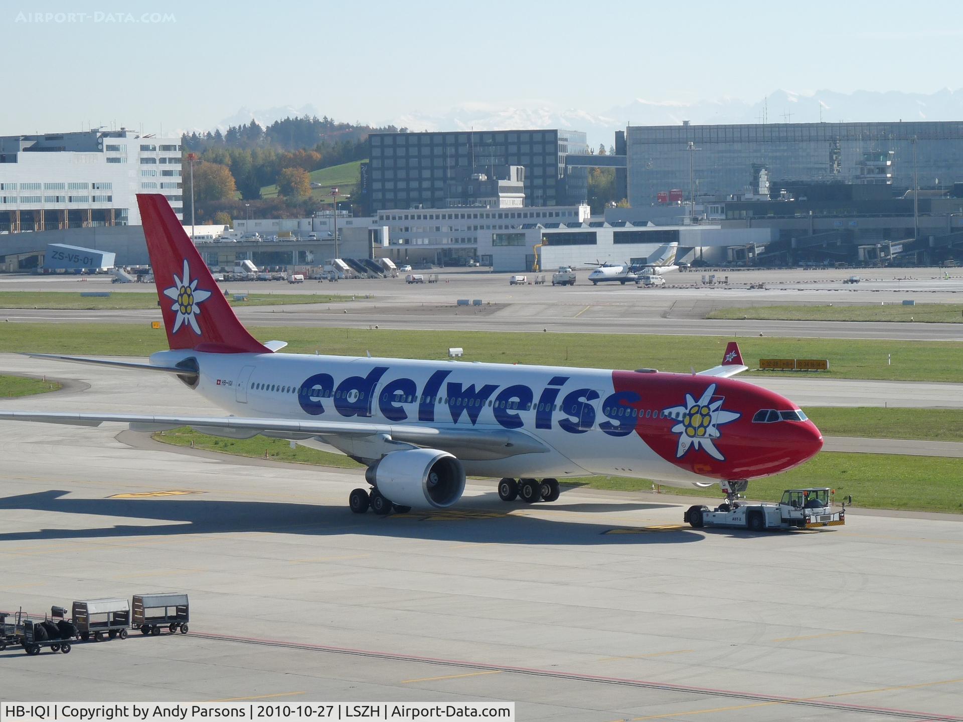 HB-IQI, 1999 Airbus A330-223 C/N 291, now operated by Edelweiss  i think one of the best col schemes around