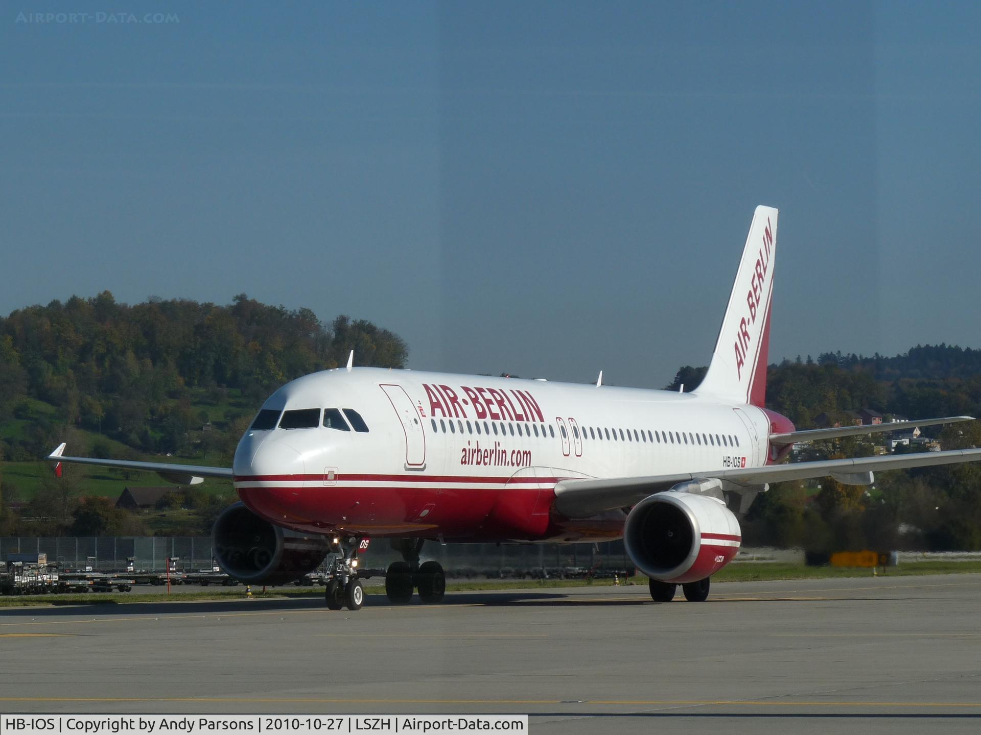 HB-IOS, 2006 Airbus A320-214 C/N 2968, Sorry about the glare but taken from coach