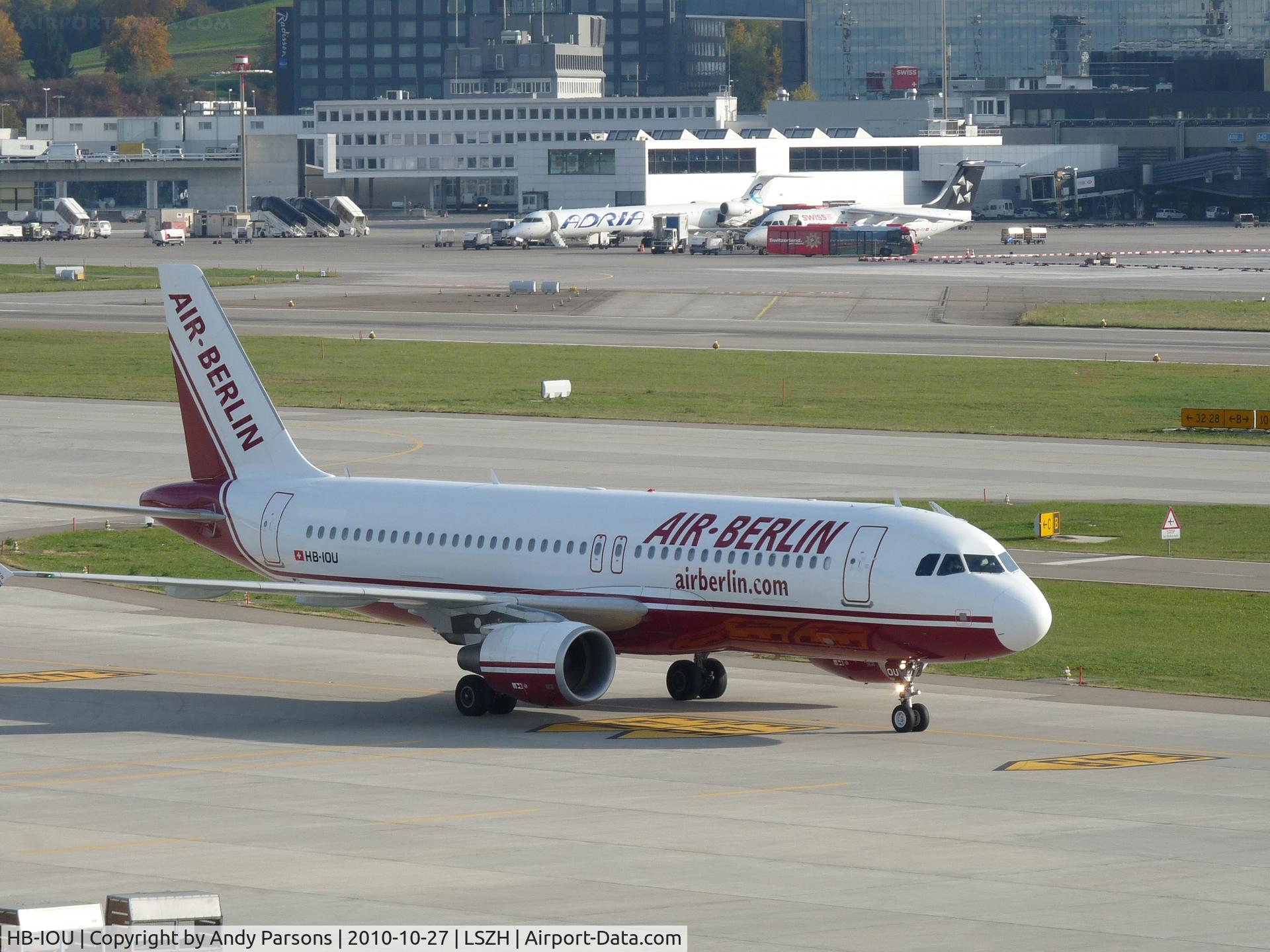 HB-IOU, 2006 Airbus A320-214 C/N 3006, Arring at Zurch