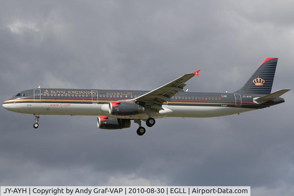 JY-AYH, 2006 Airbus A321-231 C/N 2793, Royal Jordanian A321