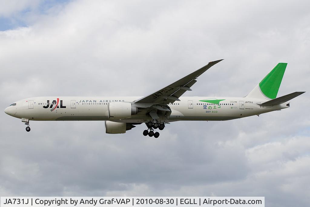JA731J, 2003 Boeing 777-346/ER C/N 32431, JAL 777-300