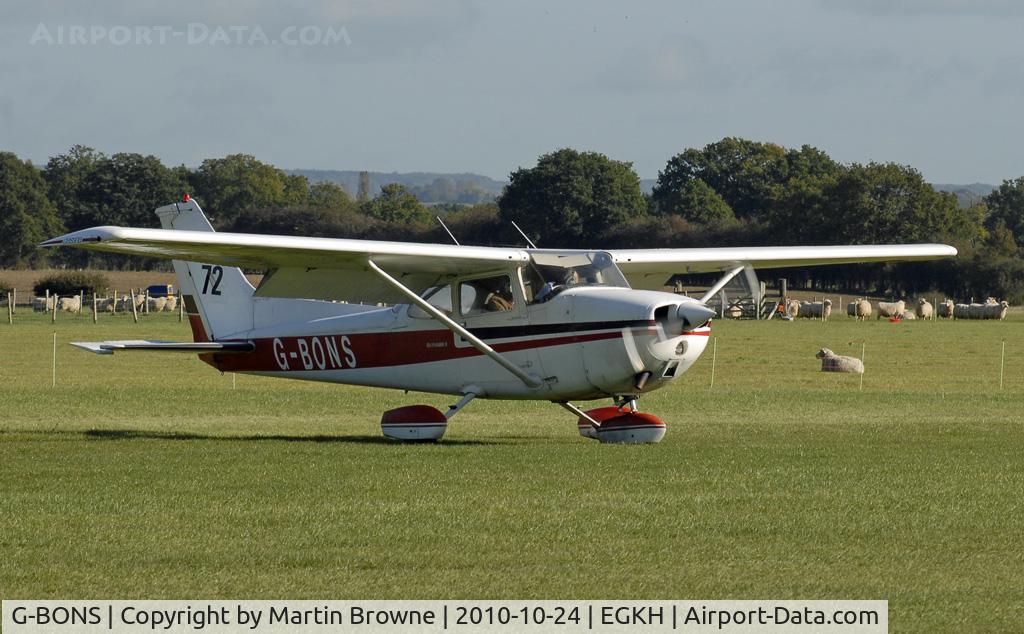 G-BONS, 1976 Cessna 172N C/N 172-68345, SHOT AT HEADCORN