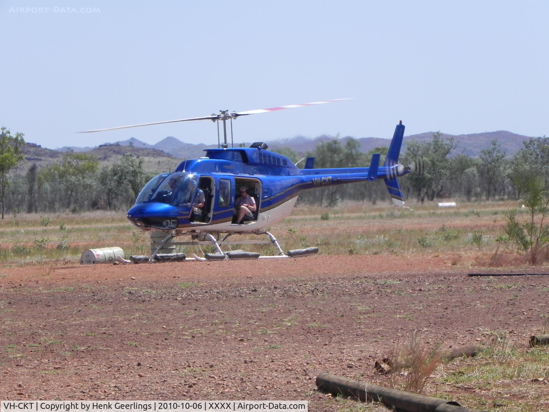 VH-CKT, 1983 Bell 206L-3 LongRanger III C/N 51074, Slingair Heliworks, Bellburn Airstrip , Bungle Bungle's , Kimberley's , WA