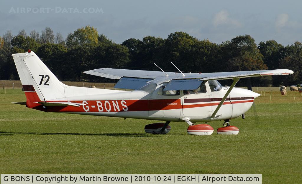 G-BONS, 1976 Cessna 172N C/N 172-68345, SHOT AT HEADCORN