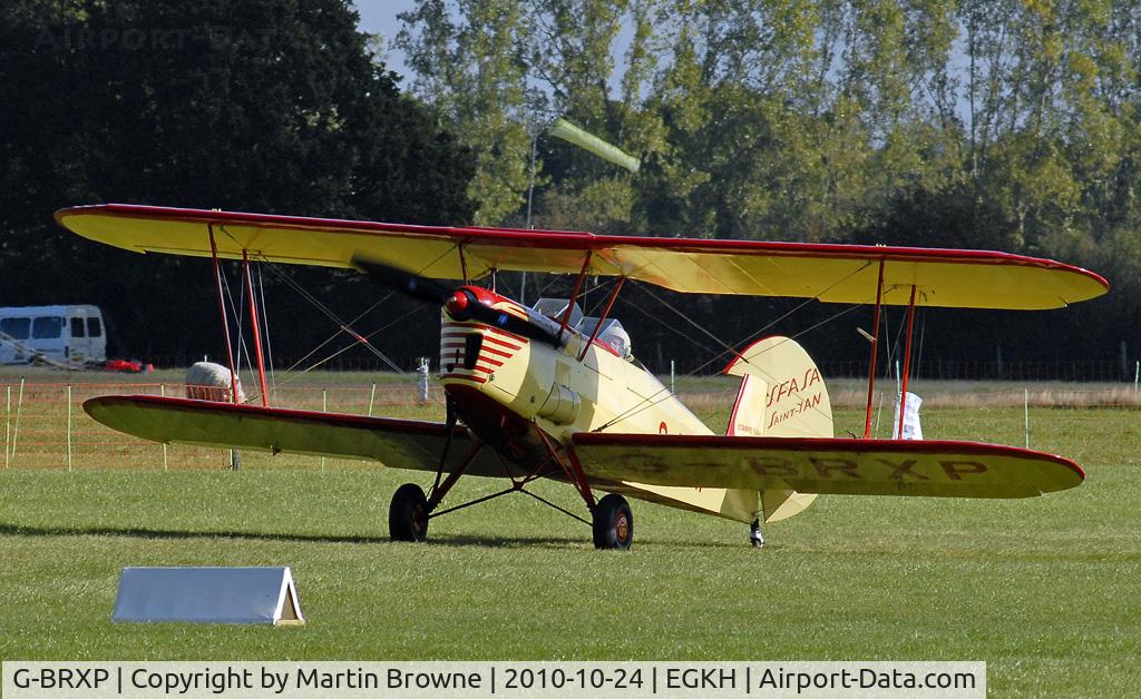 G-BRXP, 1948 Stampe-Vertongen SV-4C C/N 678, SHOT AT HEADCORN