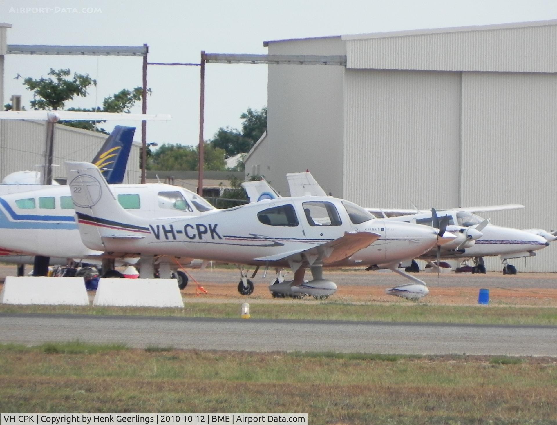 VH-CPK, Cirrus SR22T C/N 0006, Broome Airport