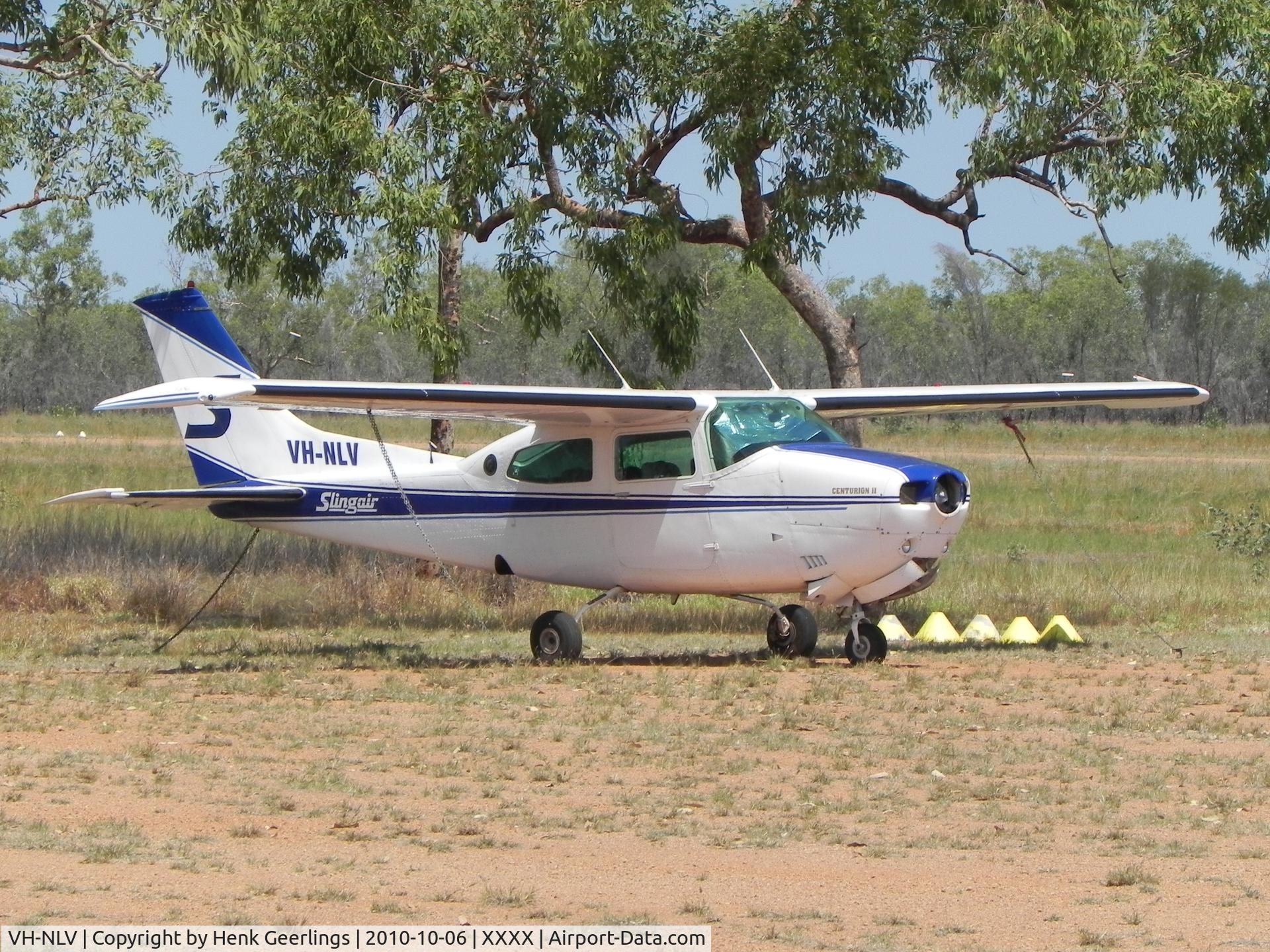 VH-NLV, 1979 Cessna 210N Centurion C/N 21063093, Slingair , Kimberley's, Bellburn Airstrip , WA