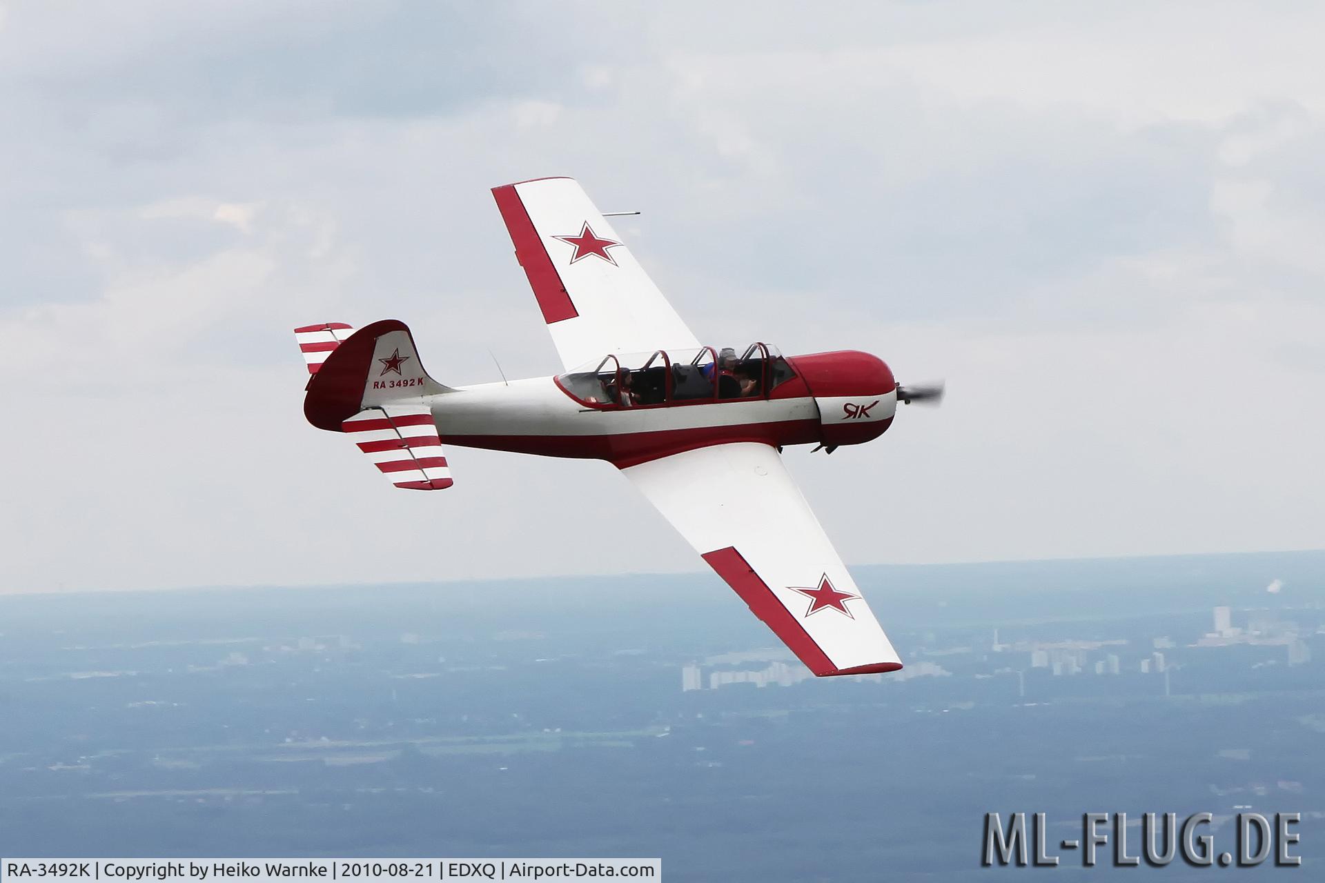 RA-3492K, 1980 Bacau Yak-52 C/N 800708, RA3492K in the Air