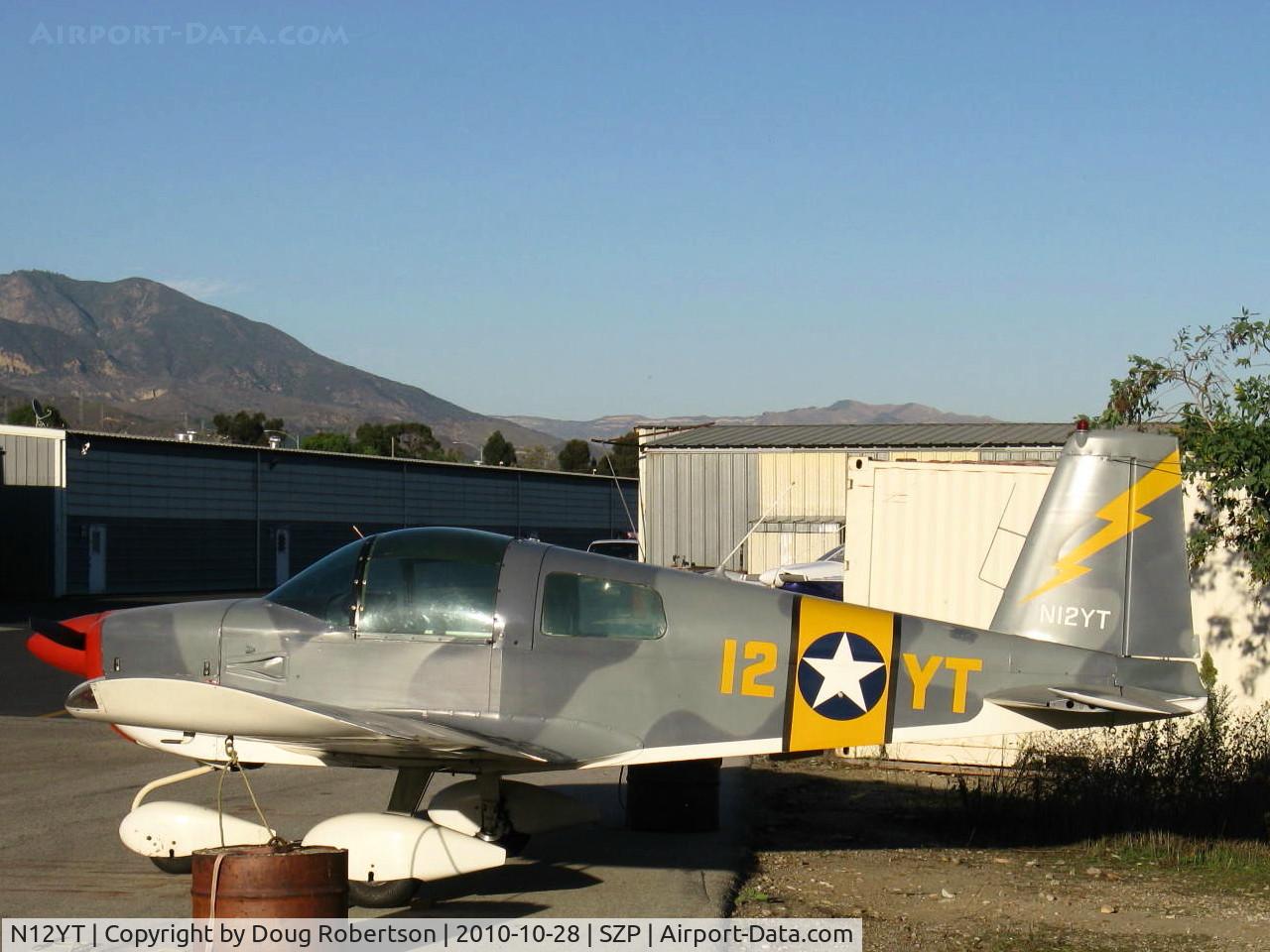 N12YT, 1972 American Aviation AA-1A Trainer C/N AA1A-0376, 1972 American Aviation AA-1A TR2, Lycoming O-235 108 Hp