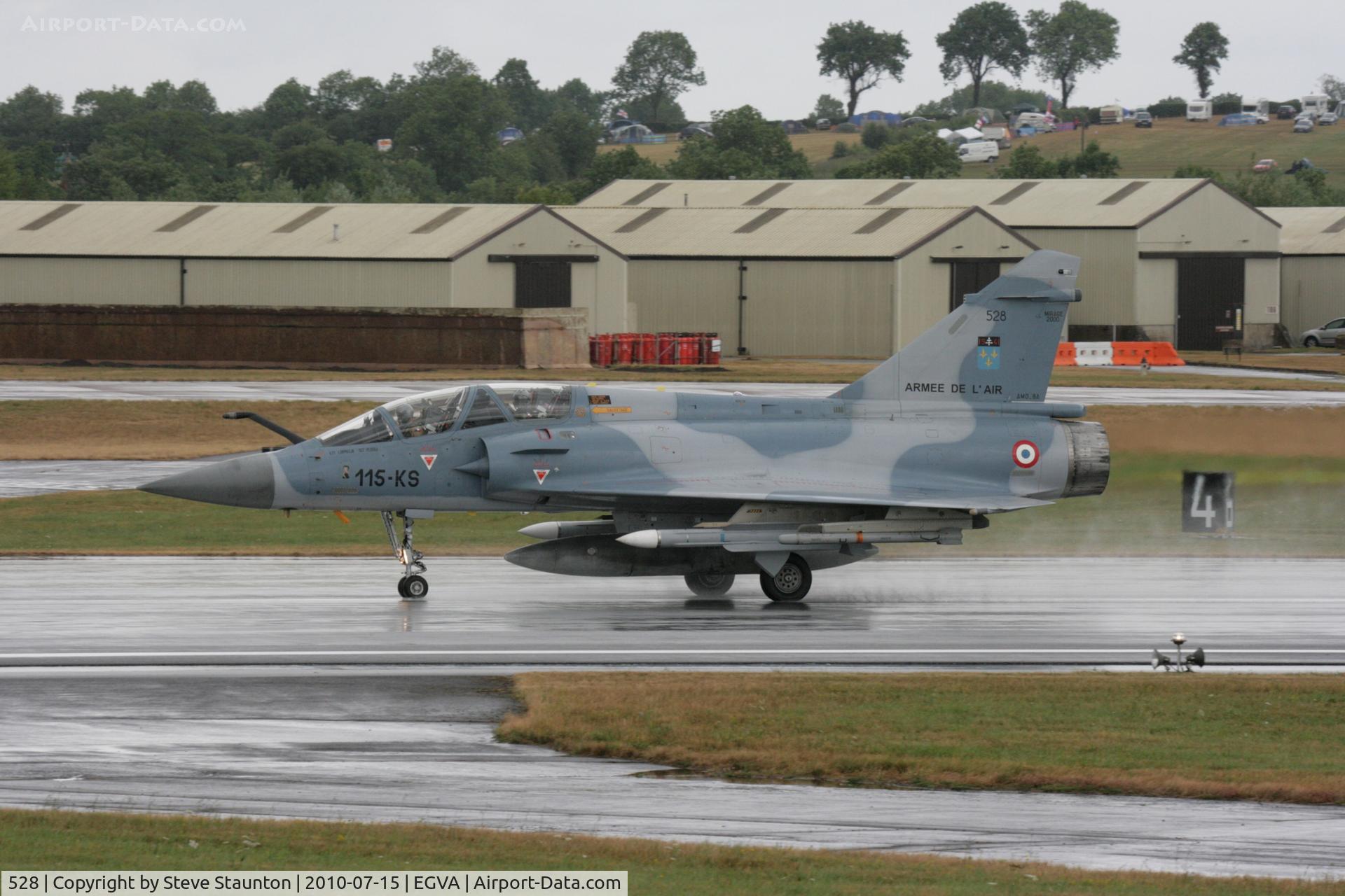 528, Dassault Mirage 2000B C/N 416, Taken at the Royal International Air Tattoo 2010