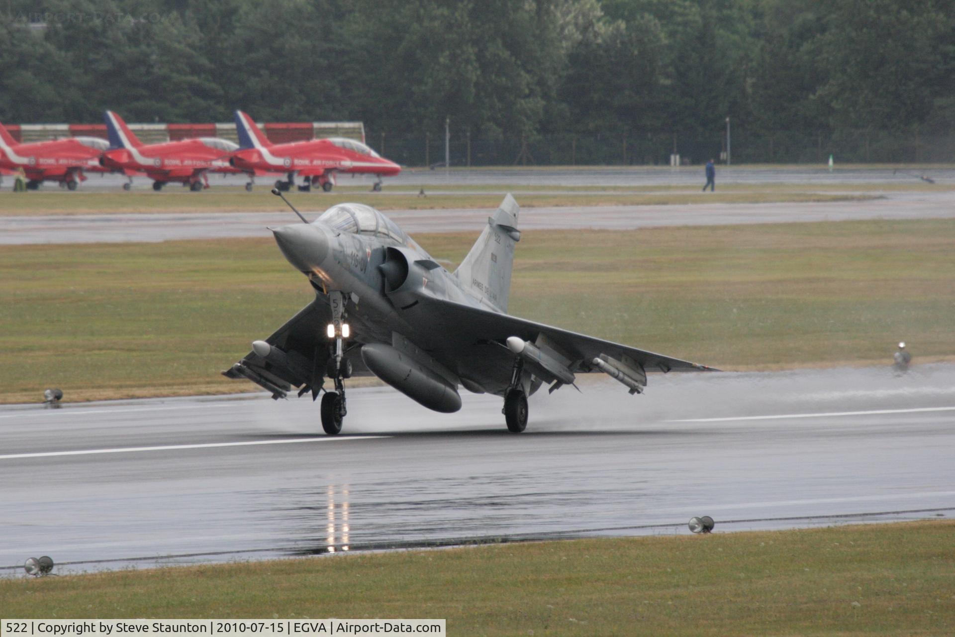522, Dassault Mirage 2000B C/N 297, Taken at the Royal International Air Tattoo 2010