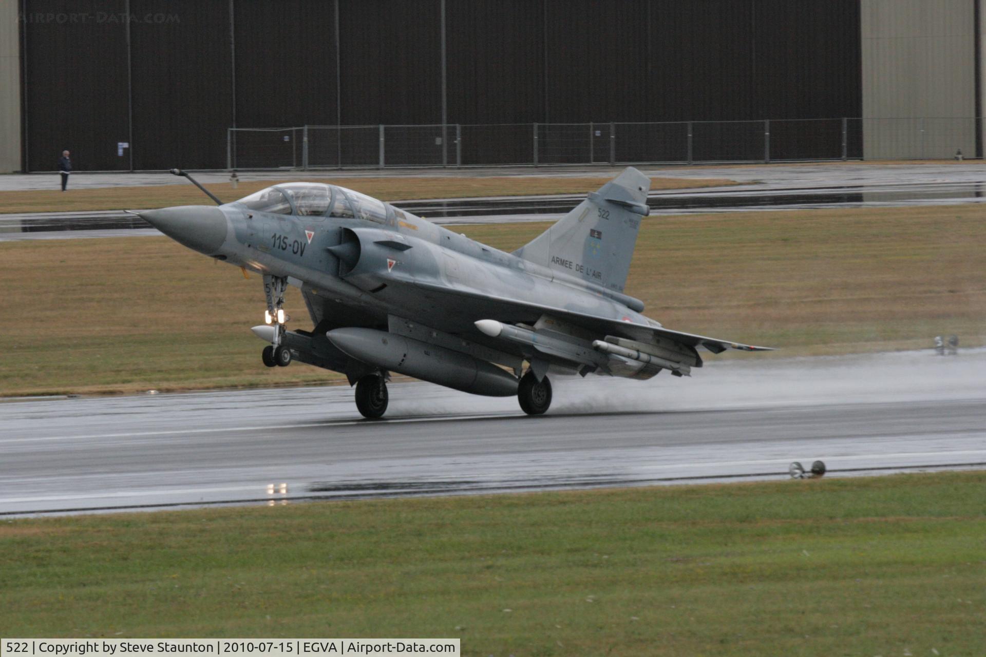 522, Dassault Mirage 2000B C/N 297, Taken at the Royal International Air Tattoo 2010
