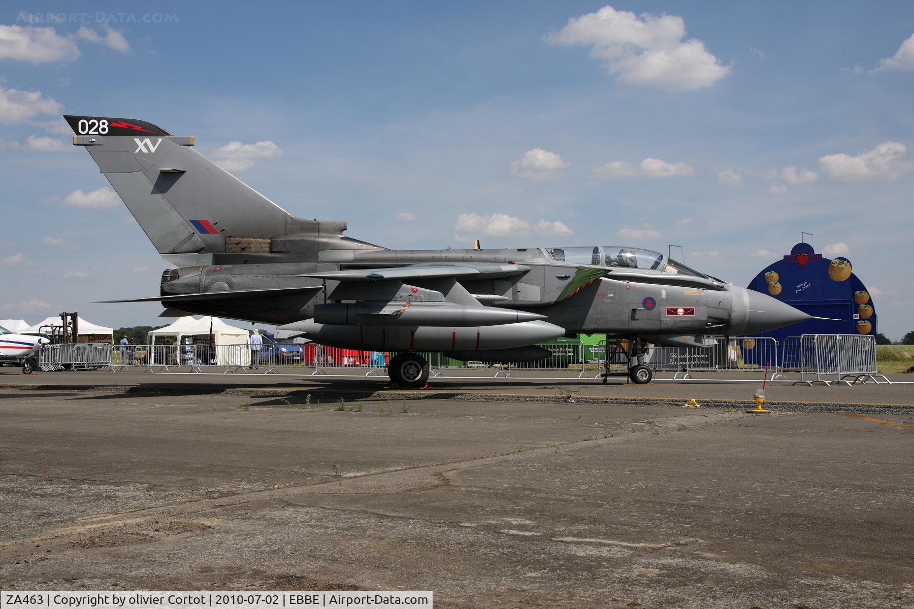 ZA463, 1983 Panavia Tornado GR.4 C/N 273/BS093/3129, beauvechain Airshow 2010