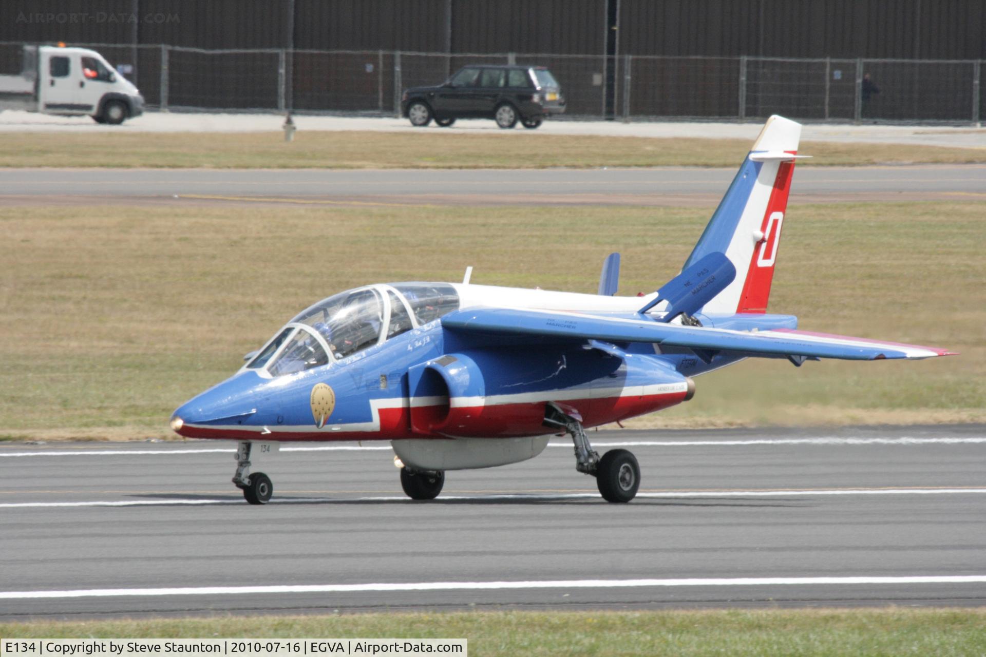 E134, Dassault-Dornier Alpha Jet E C/N E134, Taken at the Royal International Air Tattoo 2010