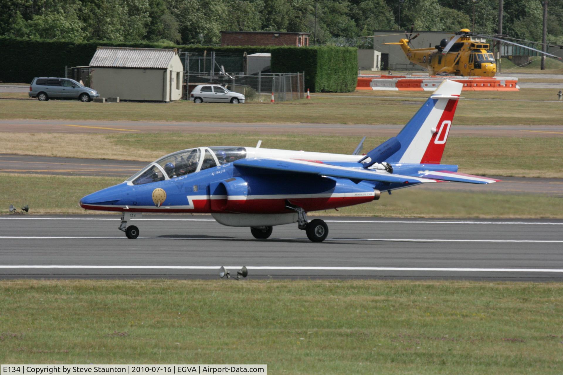 E134, Dassault-Dornier Alpha Jet E C/N E134, Taken at the Royal International Air Tattoo 2010