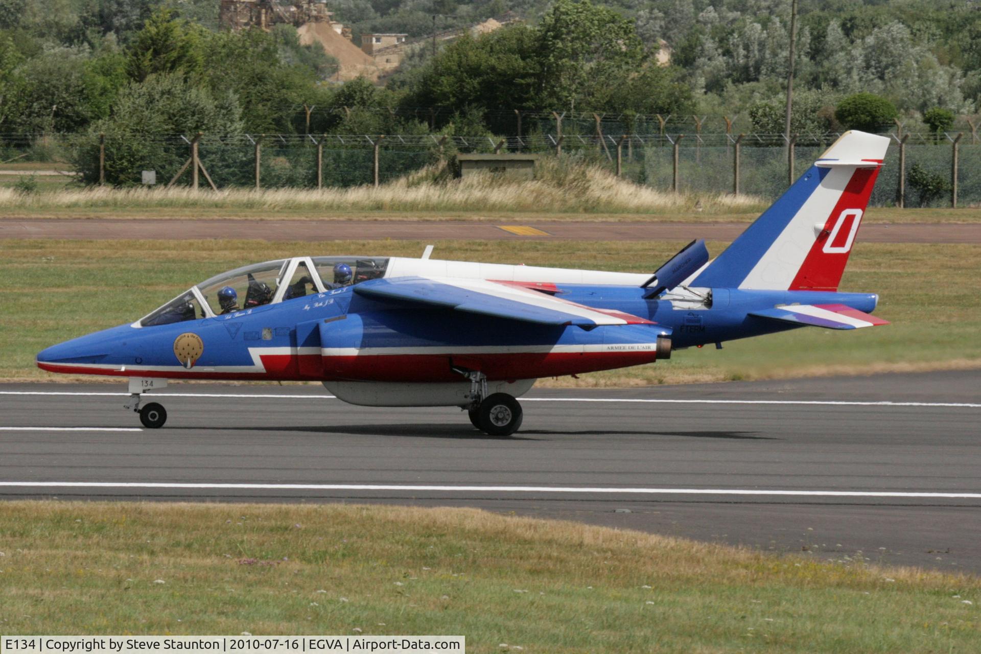 E134, Dassault-Dornier Alpha Jet E C/N E134, Taken at the Royal International Air Tattoo 2010