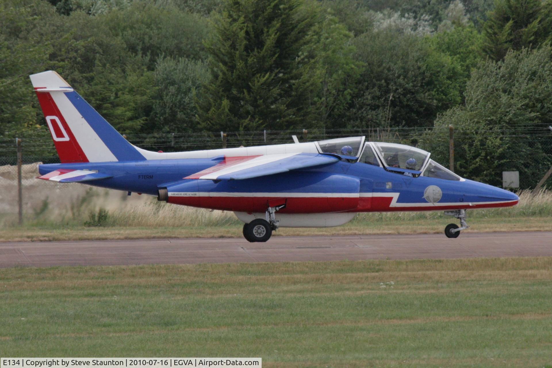 E134, Dassault-Dornier Alpha Jet E C/N E134, Taken at the Royal International Air Tattoo 2010
