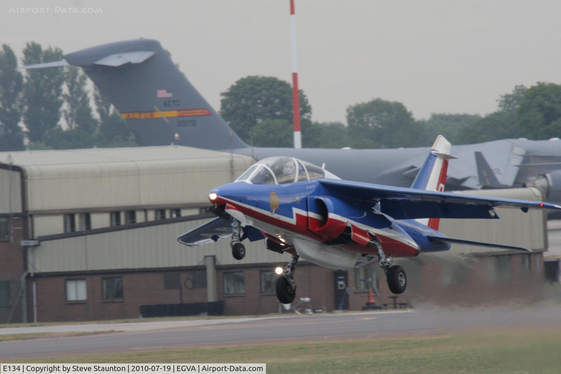 E134, Dassault-Dornier Alpha Jet E C/N E134, Taken at the Royal International Air Tattoo 2010