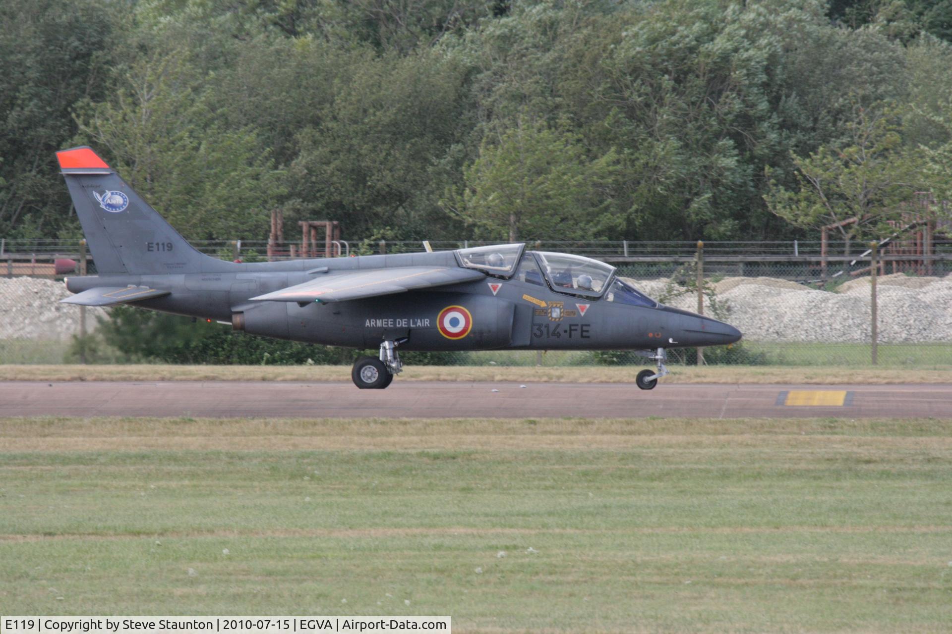 E119, Dassault-Dornier Alpha Jet E C/N E119, Taken at the Royal International Air Tattoo 2010