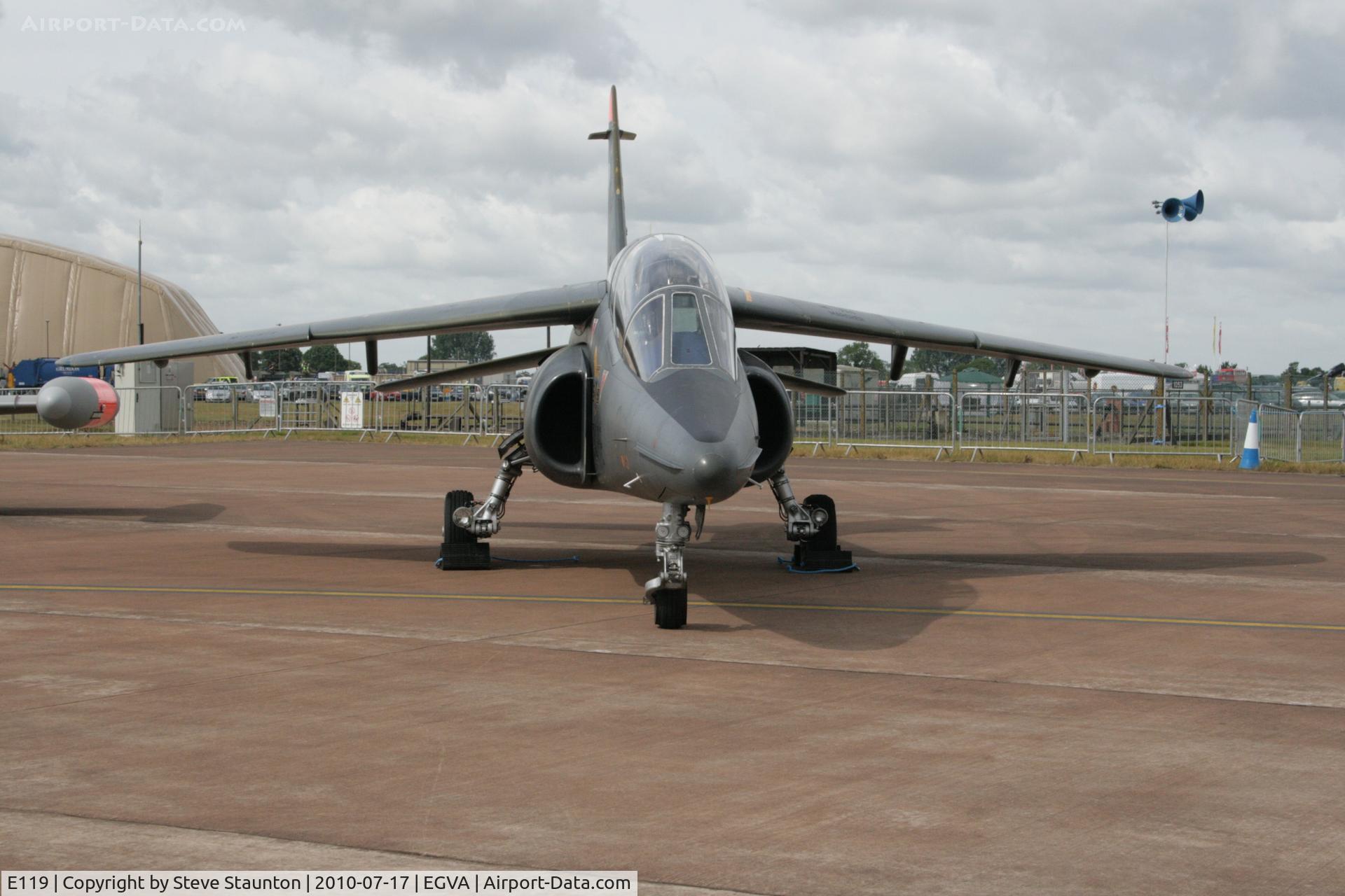 E119, Dassault-Dornier Alpha Jet E C/N E119, Taken at the Royal International Air Tattoo 2010