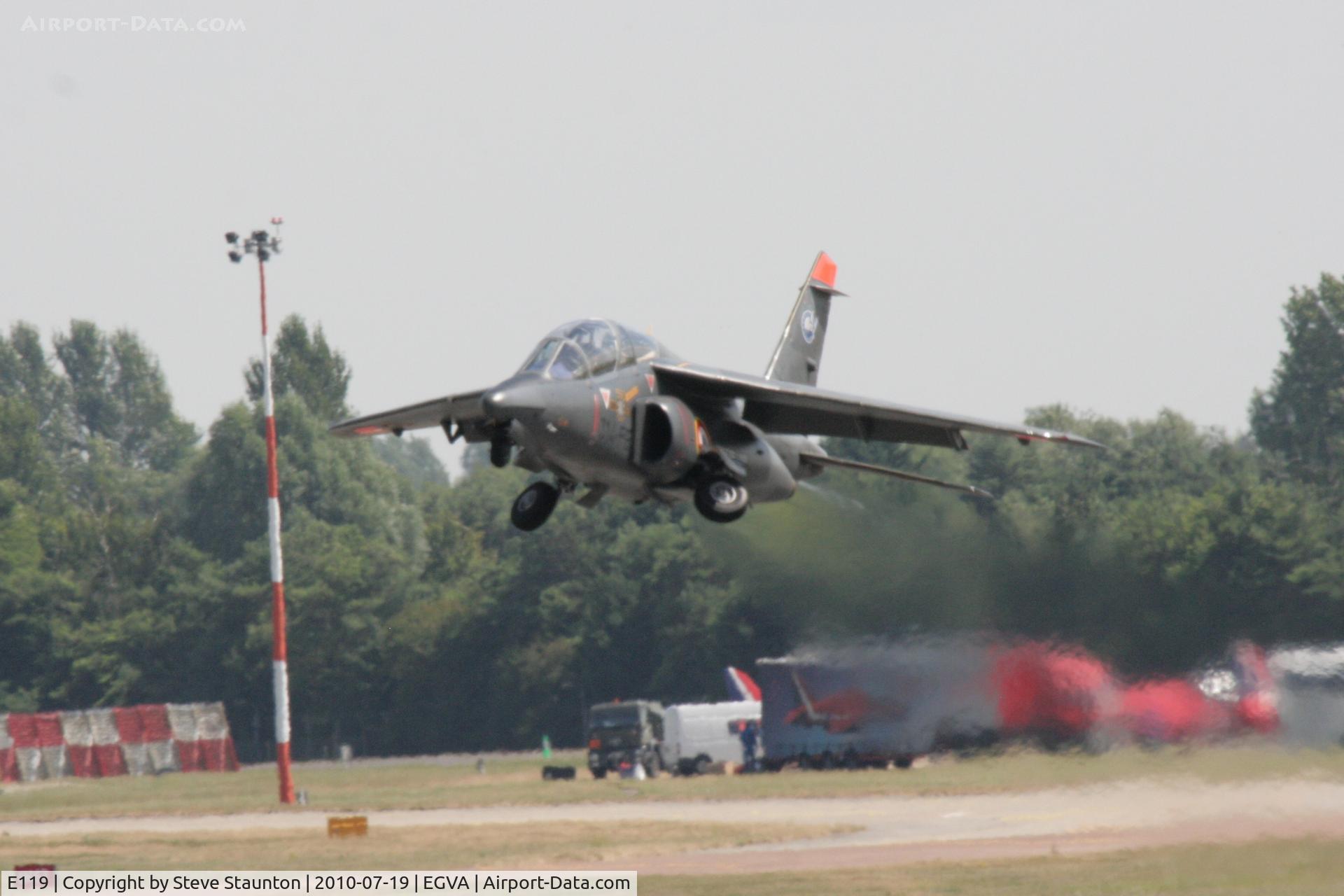 E119, Dassault-Dornier Alpha Jet E C/N E119, Taken at the Royal International Air Tattoo 2010