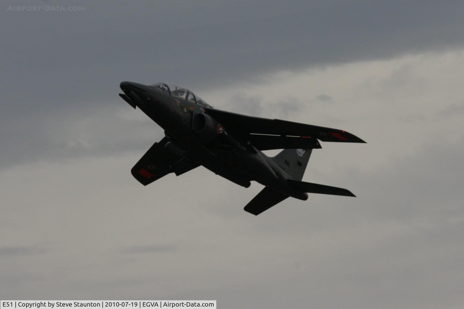 E51, Dassault-Dornier Alpha Jet E C/N E51, Taken at the Royal International Air Tattoo 2010