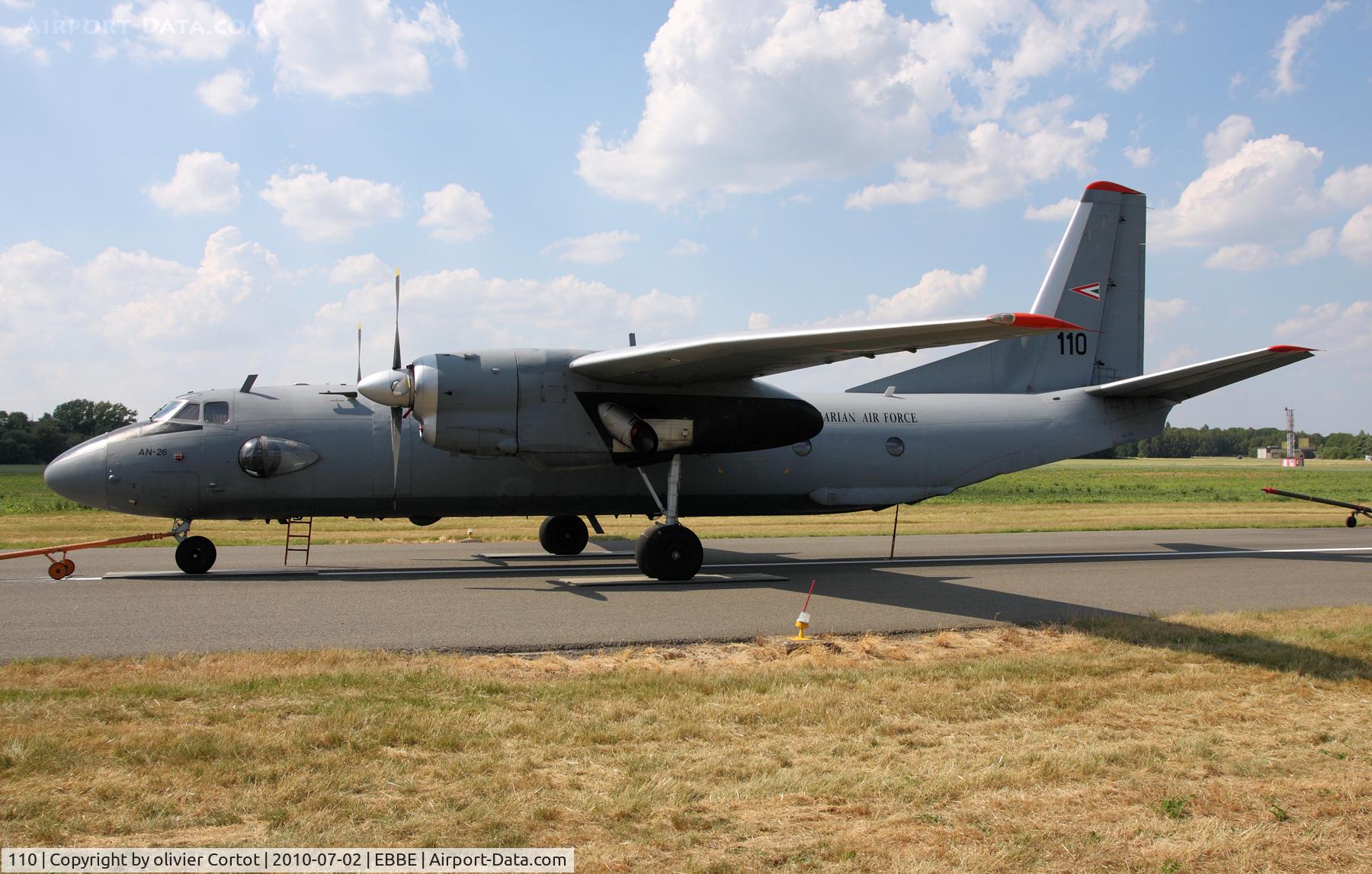 110, 1980 Antonov An-26 C/N 9110, beauvechain Airshow 2010