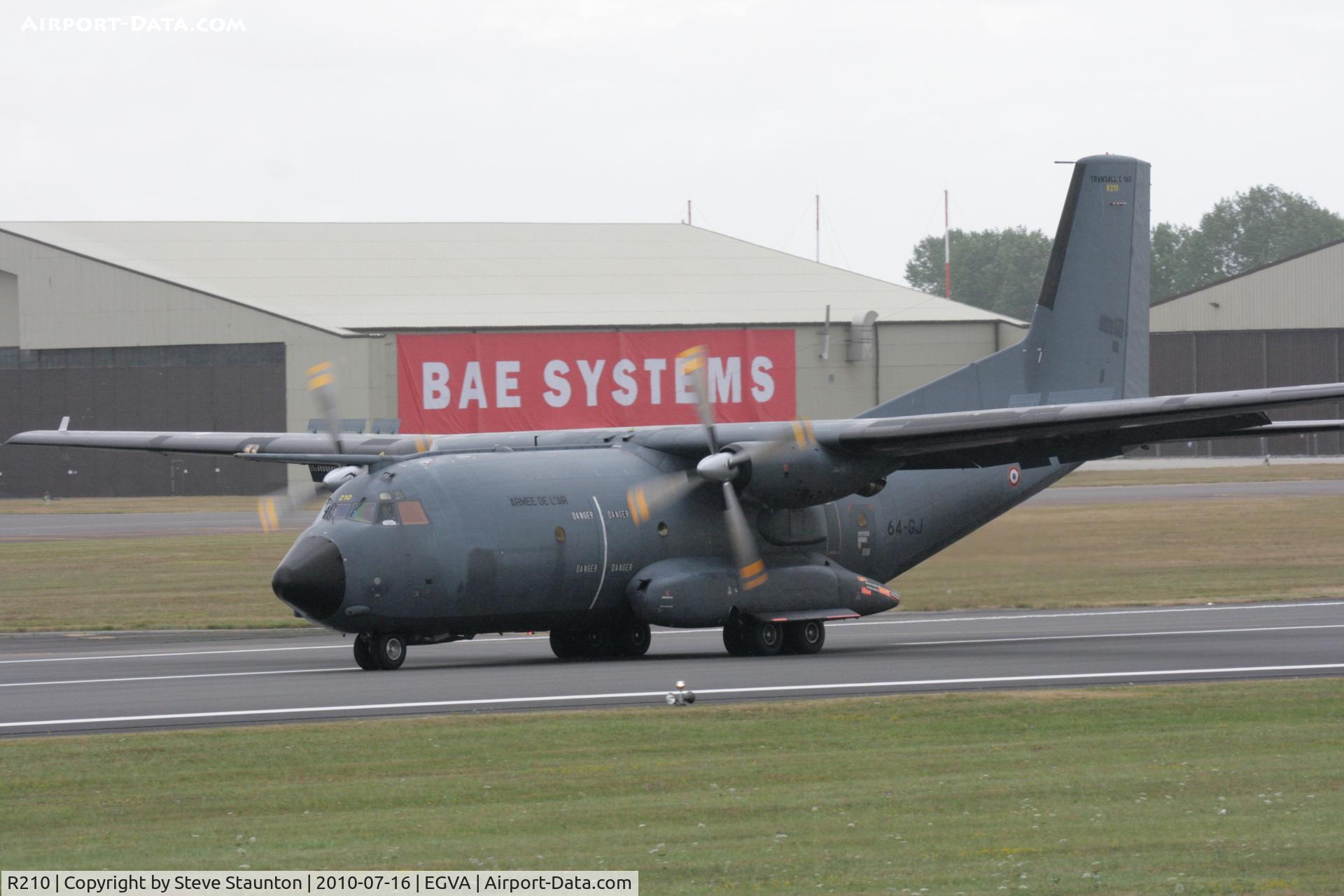 R210, Transall C-160R C/N 213, Taken at the Royal International Air Tattoo 2010