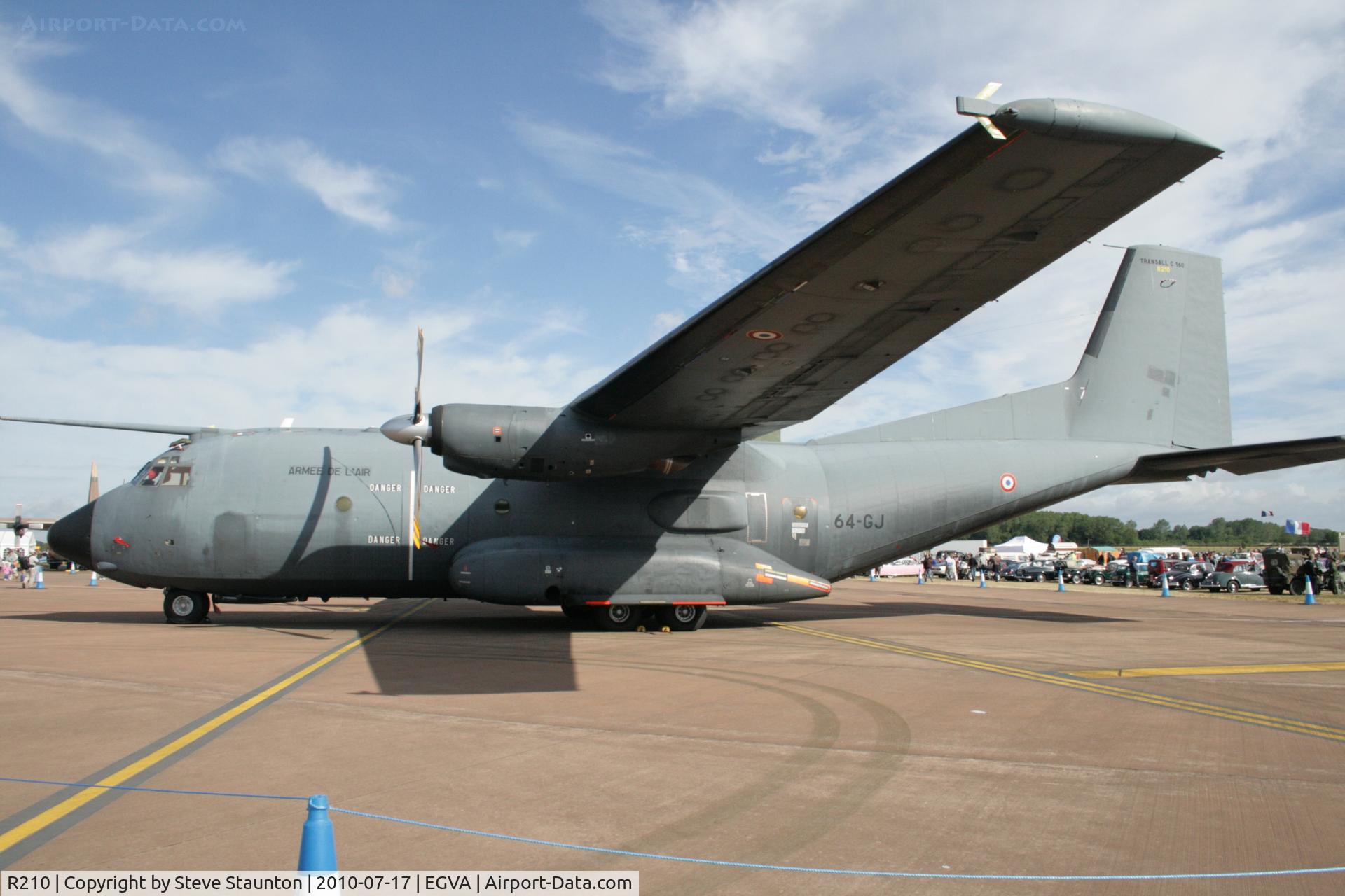 R210, Transall C-160R C/N 213, Taken at the Royal International Air Tattoo 2010